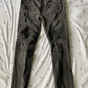 Men's Grey Fashion Nova Jeans